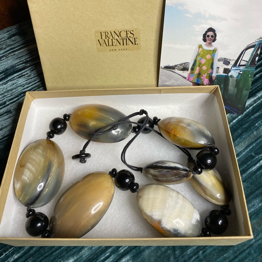 Natural Shell Statement Necklace by Frances Valentine